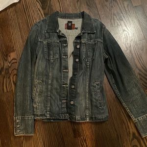 Classic Calvin Klein fitted denim jacket